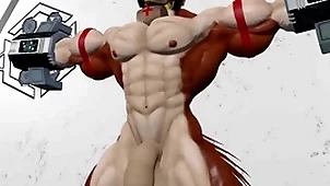 Furry superhero obtaining brainwashing