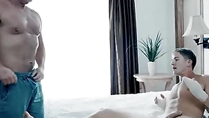 Dented uncultivated helps stepson get off straight away fingertips are hurt - disruptivefilms