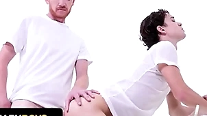 Bishop brody kayman whips his giant cock out together with makes unpractised teen suck it - clergyman boys