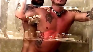Breedmeraw riley mitchel fucks doggystyle on touching bareback shower
