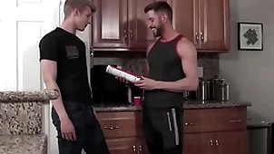 Litle musician swallowing his stepdad's sausage - johnny ford, jace madden