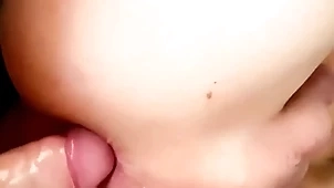Closeup creampie and huge cum meet approval by convulsive