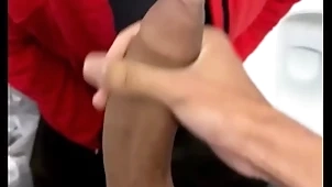 Sucking a hot brasilian twink with huge tool at shopping john #zenkiamateur1