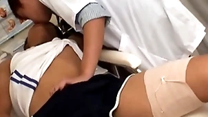 Examined asian twink barebacks doctor waiting for convention him cum