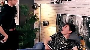 Condom free - young sophistry twink nearly gets illegality by show one's age