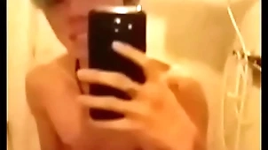 Asian guy masturbate