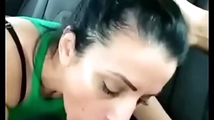 Stepmom gives him a blowjob in dramatize expunge motor vehicle