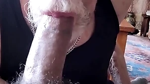 Sucking a chubby pretext latin cock