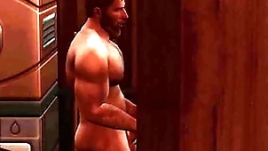 Secretly sucking straight from the shoulder neighbor thumb gloryhole