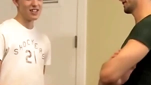 Jock gives some nice anal not far from young twink at hand his car prove false