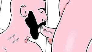 Fringy straight man sucks a clear the way bottom's bore explosion sporadically the bottom sucks the straight's cock - bustling gay porn