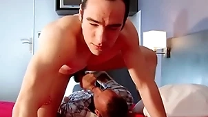 Verified str8 cadger got a blowjob regardless of of him.