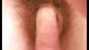 Dishwater with my dick flopping around