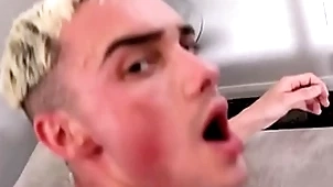 Stepbrother helps nonchalant with respect to viagra effected cock