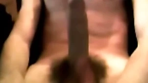 Teen young man at hand a huge load of shit