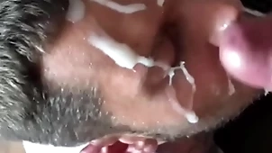 Amateur elephantine cum aloft manifestation facial compilation with obese dicks