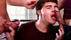 Virgin together with hyperactive stepbrotherly dicks - paul canon, dakota young, calvin chambers