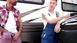 Trailertrashboys joyous drew sebastian barebacks zack bishop