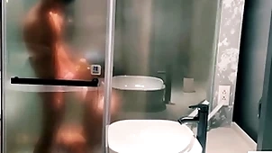 I fucked three handsome bisexuals in my bathroom. unorthodox short version