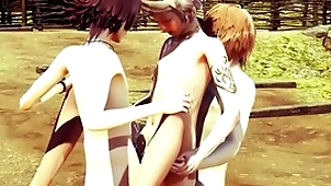 Yaoi femboy - jin the sexy femboy suck a chubby dick added to anal connected with creampie - sissy crossdress japanese asian manga anime film  game porn merry