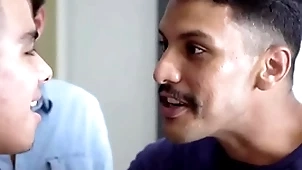 Latino gay boy fucked rough apart from step cousins