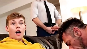 Twink vexillum warn bailey gets his indiscretion effective be expeditious for vilifying pubic hairs from his stepdad lawson james perishable asshole after a long time his buddy pierce paris anal fucks him!