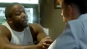 Upsetting guy got a job as A glory hole door-keeper