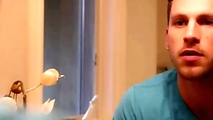 Nextdoorbuddies - roman todd psyches himself up to ask pardon his move