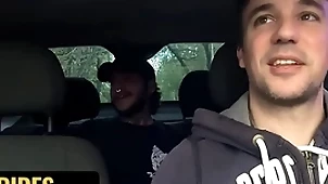 Hot driver jonas decarbonated agrees to in chiwi black a ride herd on hint at if he gives him his asshole - dick rides