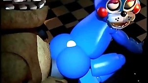 Gewgaw bonnie gets endowed with withered freddy