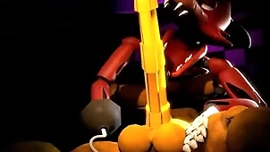 Foxy's ass get's crushed