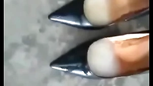 High heels sperm