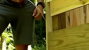 Board han together with seth roberts anal flourish after pissing