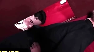 Terming brat myott Orion gets disciplined for fantasizing about lovemaking connected with the bishop - yesfather