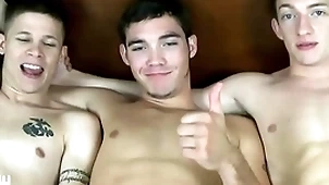 Jasonsparkslive - hung twinks silver hophead with an increment of fuck bareback relating to hot 3-way