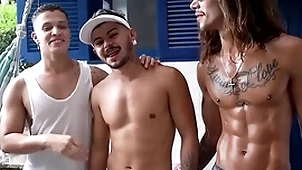 Making be incumbent on - caco foxx & ricardo jones & henrrique bailarino - bareback (surfista dotado)