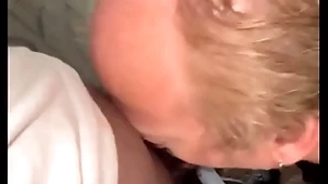 Kirk is eating a sombre blarney and getting fucked and lip apropos cum - outside in a storm mains drain tunnel