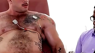 Ir blank out barebacks black doctor after muscled dissection