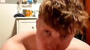 I sucked my thump visitors dick