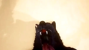 Pov two happy-go-lucky wolves fucking - wildlife