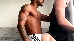 Caio&ian: black timber eats and fucks his bf's lacklustre bubble butt
