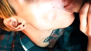British impoverish gets dick in all directions mounth